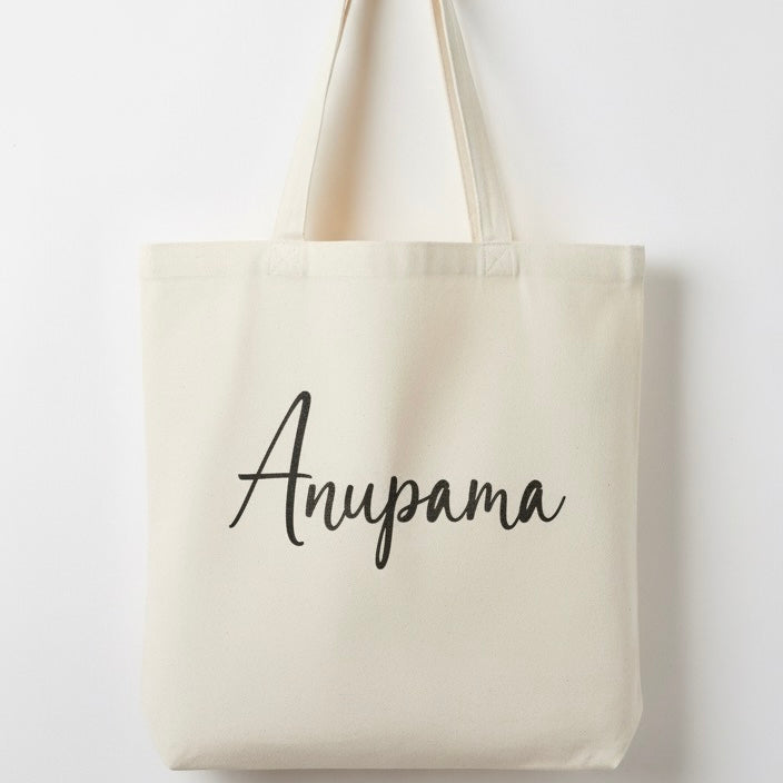 Custom Name Tote Bag – Your Style, Your Identity