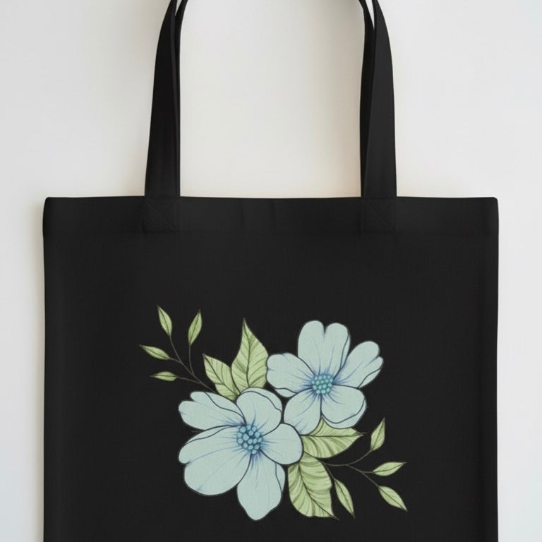 Bloom Grace Tote – Handcrafted Floral Design