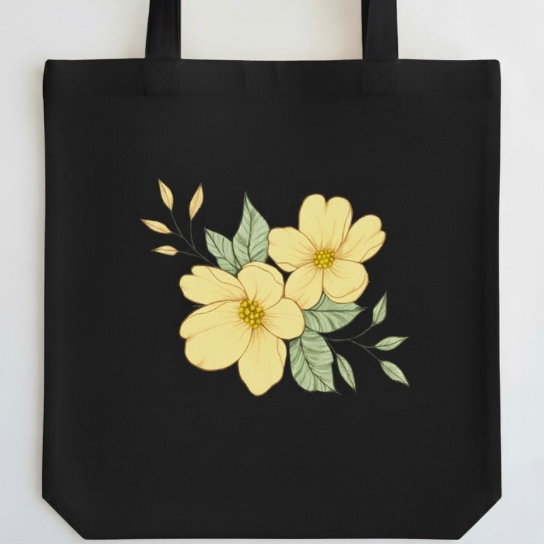 Bloom Grace Tote – Handcrafted Floral Design