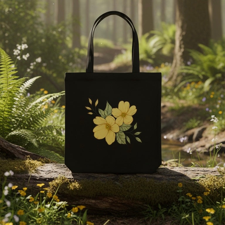 Bloom Grace Tote – Handcrafted Floral Design