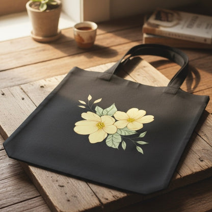 Bloom Grace Tote – Handcrafted Floral Design