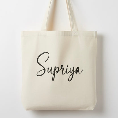 Custom Name Tote Bag – Your Style, Your Identity